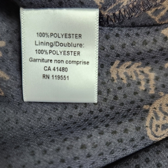 Gentle Fawn Sheer Long Sleeve Dress Size S Baggy Oversized Whimsigoth Dark Fairy - Picture 14 of 15